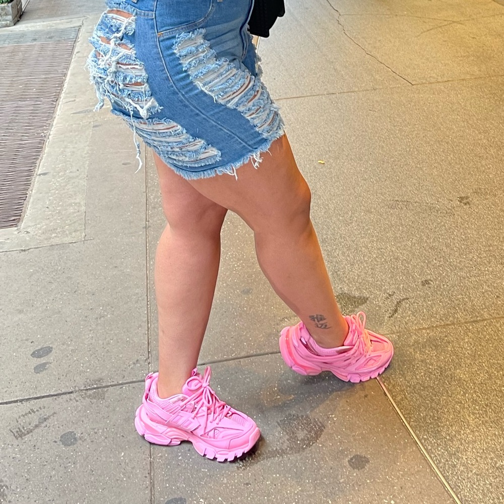 Pink balenciagas